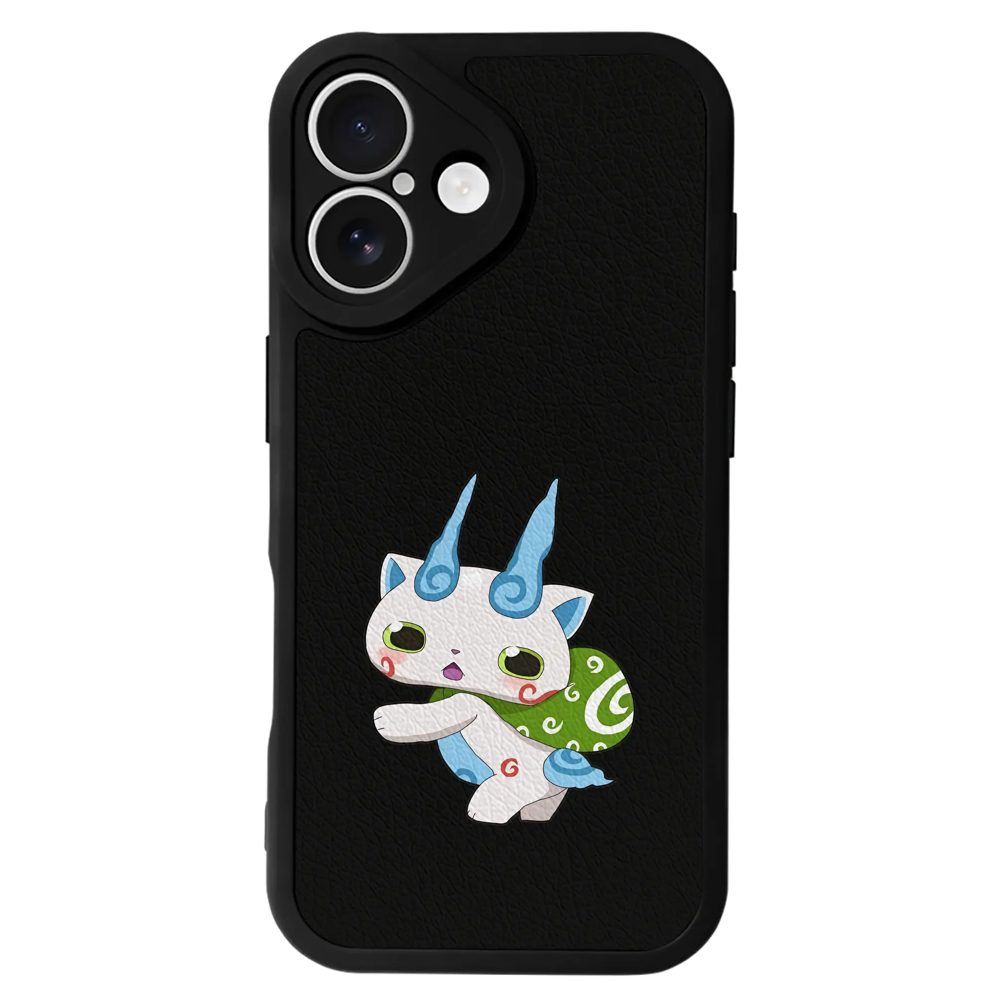 妖怪ウォッチ グッズ,コマさん - IPhone 16シリーズ対応 ・ シリコンスマホケース ・ レザー調 ・ 高精度フィット ・ 耐衝撃 ・ ワイヤレス充電対応 ・ 精密カット